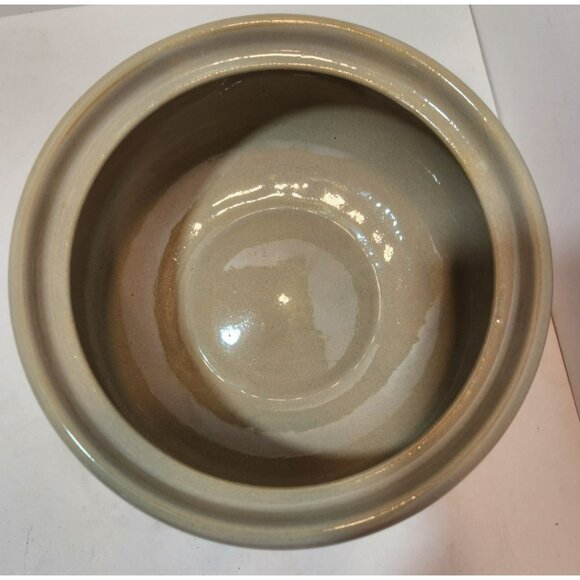 Salt Glaze Stoneware Home Sweet Home Round 9" Casserole DIsh With Lid - Picture 7 of 15